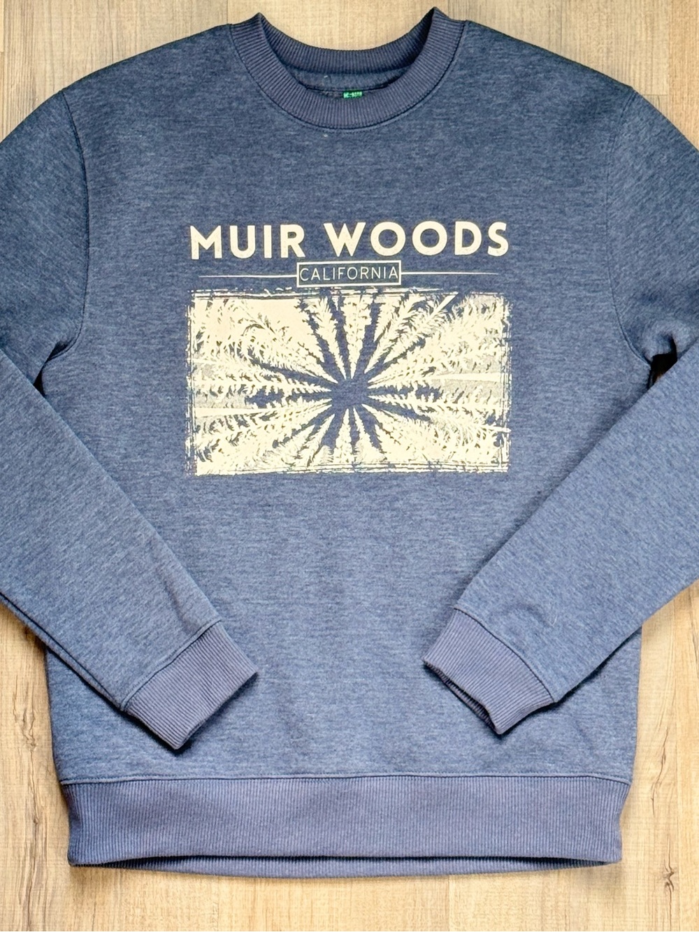 California Muir Woods Grey Travel Crewneck Cozy Fleece Warm Women’s Sweatshirt